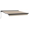 vidaXL Toldo Beige 350 x 250 cm Poli&eacute;ster y Aluminio