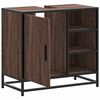vidaXL Mueble de lavabo madera de ingenier&iacute;a roble marr&oacute;n 65x33x60 cm