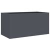vidaXL Jardinera acero gris antracita 62x30x29 cm