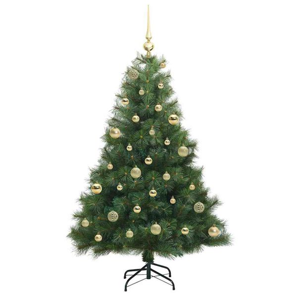 vidaXL Árbol de Navidad artificial con 150 LED Verde 150 cm PE y PVC