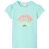 Camiseta infantil aguamarina claro 92