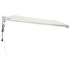 vidaXL Toldo retr&aacute;ctil aluminio y tela color crema 4,5x3 m