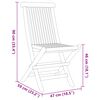 vidaXL Conjunto de Comedor de Jard&iacute;n 5 pcs Marr&oacute;n