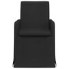 vidaXL Sillas de comedor 2 pcs Negro 57 x 67 x 95 cm tela
