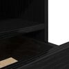 vidaXL Cabecero Roble negro 40 x 39 x 48.5 cm Madera contrachapada