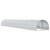 vidaXL Gallinero Plateado 1000 x 150 x 100 cm Acero Galvanizado
