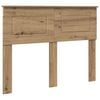 vidaXL Cabecero Roble artesanal Madera contrachapada