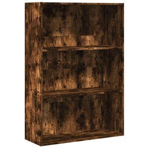 vidaXL Estanter&iacute;a madera de ingenier&iacute;a roble ahumado 80x30x114 cm