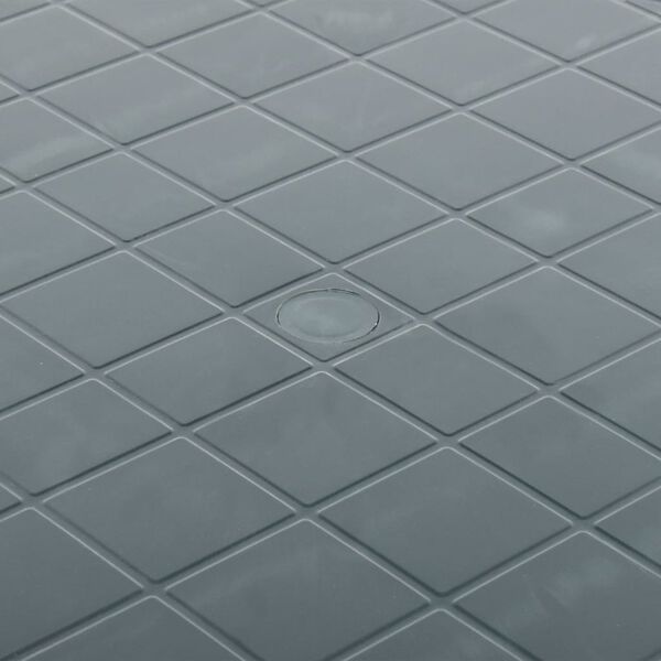 vidaXL Mesa de jardín de plástico verde 89 cm