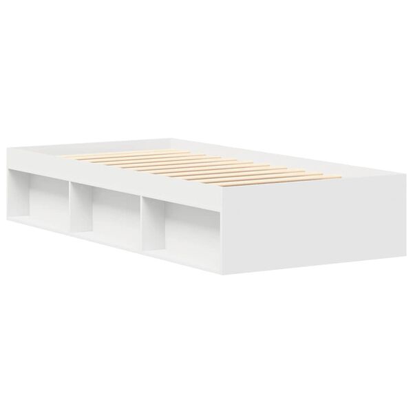 vidaXL Estructura de cama blanca 90x200 cm