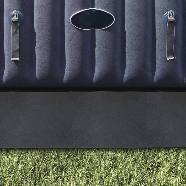 vidaXL Tapiz de suelo piscina geotextil poli&eacute;ster gris claro 300x220cm