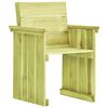 vidaXL Silla de jard&iacute;n de madera de pino impregnada