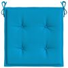vidaXL Cojines de silla de jard&iacute;n 2 uds tela Oxford azul 40x40x4 cm