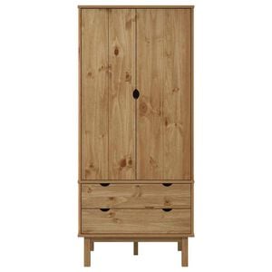 vidaXL Armario OTTA madera maciza pino 76,5x53x172 cm