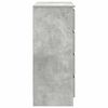 vidaXL Aparador con cajones gris hormigón 71x35x84cm madera ingeniería