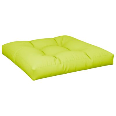 vidaXL Cojín para sofá de palets de tela verde claro 80x80x12 cm