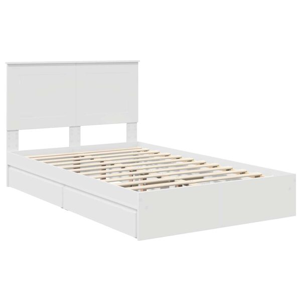 vidaXL Cama con almacenamiento 120 x 190 cm Madera de ingenier&iacute;a