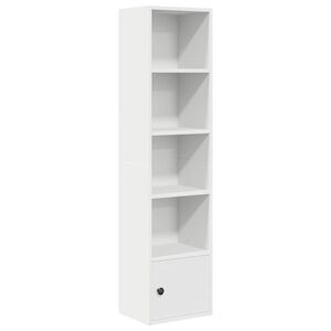 vidaXL Estanter&iacute;a de madera de ingenier&iacute;a blanca 31x24x127 cm