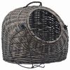 vidaXL Transport&iacute;n para gatos sauce natural gris 50x42x40 cm