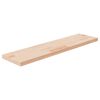 vidaXL Tabla de estanter&iacute;a madera maciza roble sin tratar 80x20x2,5 cm