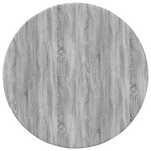 vidaXL Encimera Gris sonoma &Oslash; 50 x 1,5 cm Madera de ingenier&iacute;a