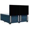 vidaXL Cama box spring con colch&oacute;n terciopelo azul 180x200 cm