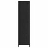 vidaXL Armario 2 pcs Roble Negro 50 x 50 x 200 cm Madera contrachapada