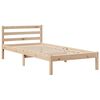 vidaXL Estructura de cama sin colch&oacute;n madera maciza de pino 90x190 cm