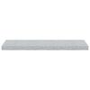 vidaXL Estantes flotantes pared 4 uds MDF gris hormig&oacute;n 80x23,5x3,8 cm