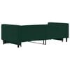 vidaXL Sof&aacute; cama nido terciopelo verde oscuro 90x200 cm