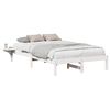 vidaXL Estructura de cama 120 x 190 cm Madera de pino macizo