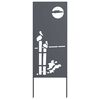 vidaXL Pantalla de Privacidad para Jard&iacute;n Calado Antracita 50 x 140 cm