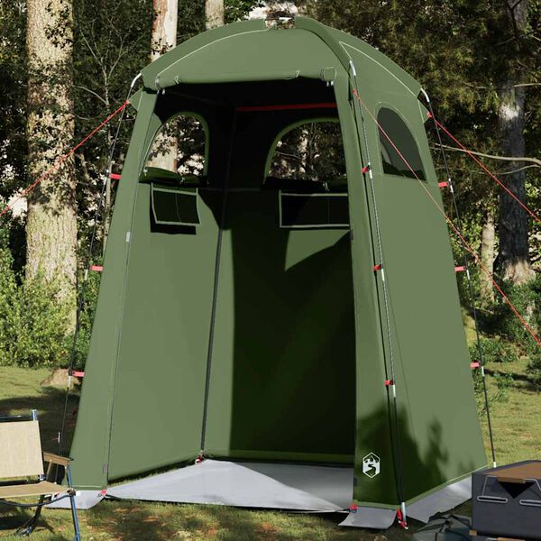 vidaXL Tienda de ducha impermeable verde oliva