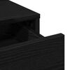 vidaXL Mesa Tocador Roble Negro 79 x 41 x 140 cm Madera de ingeniería