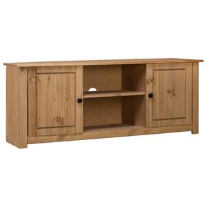 vidaXL Mueble para TV de madera maciza pino estilo Panam&aacute; 120x40x50 cm
