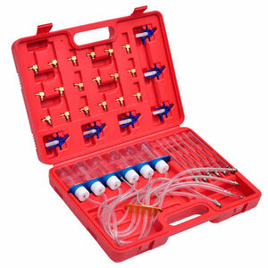 vidaXL Caudal&iacute;metro para Common Rail Diesel con juego de adaptadores