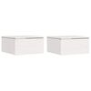 vidaXL Mesita de Noche 2 uds. 37 x 35 x 18,5 cm Madera maciza de pino