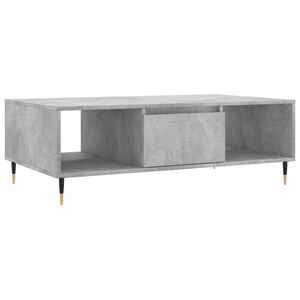 vidaXL Mesa de centro madera de ingenier&iacute;a gris hormig&oacute;n 104x60x35 cm