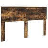 vidaXL Cabecero Roble ahumado Madera contrachapada
