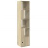 vidaXL Estanter&iacute;a de madera de ingenier&iacute;a roble Sonoma 40x36x189 cm