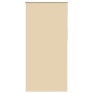 vidaXL Estor Enrollable Opaco Beige 100x230 cm Tela Ancho 95,7 cm