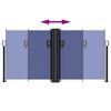 vidaXL Toldo lateral retr&aacute;ctil azul 120x1200 cm