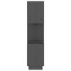 vidaXL Estanter&iacute;a/divisor de espacios madera de pino gris 51x25x101 cm