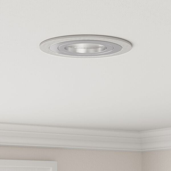 vidaXL Spotlights con focos 6 pcs Plateado 9 x 9 x cm Aluminio