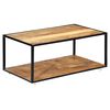 vidaXL Mesa de centro de madera maciza reciclada 90x50x40 cm
