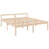 vidaXL Cama para personas mayores madera maciza de pino 200x200 cm