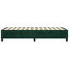 vidaXL Estructura de cama con somier terciopelo verde oscuro 80x200cm