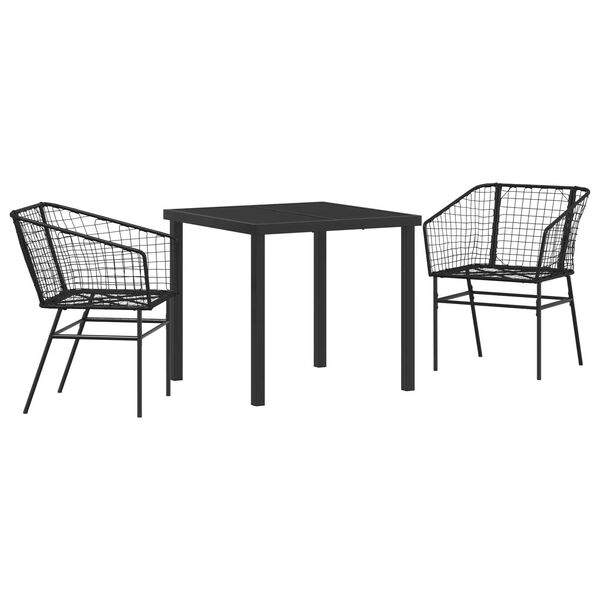 vidaXL Conjunto de Comedor de Jardín 5 pcs Marrón ratán sintético