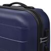vidaXL Set Trolley Maleta Rígida Tres Uds. Azul