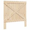 vidaXL Estructura de cama con cabecero madera maciza pino 100x200 cm